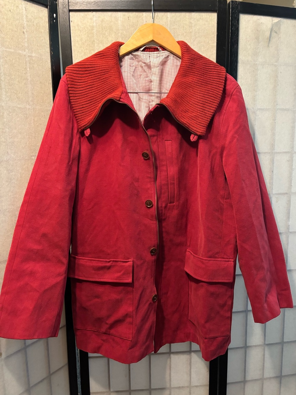 LORO PIANA Storm System Cotton Wool Rain & Wind Jacket, Japan Origin